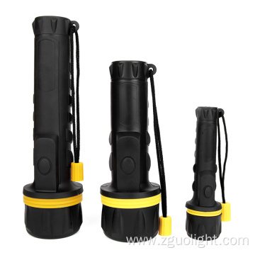 Led Plastic Torch Hand Rubber Flashlights